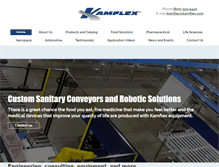 Tablet Screenshot of kamflex.com